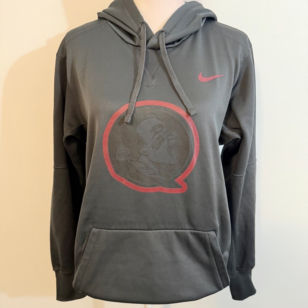 Nike Therma-Fit Florida State Seminoles Hoodie Men’s Small Gray